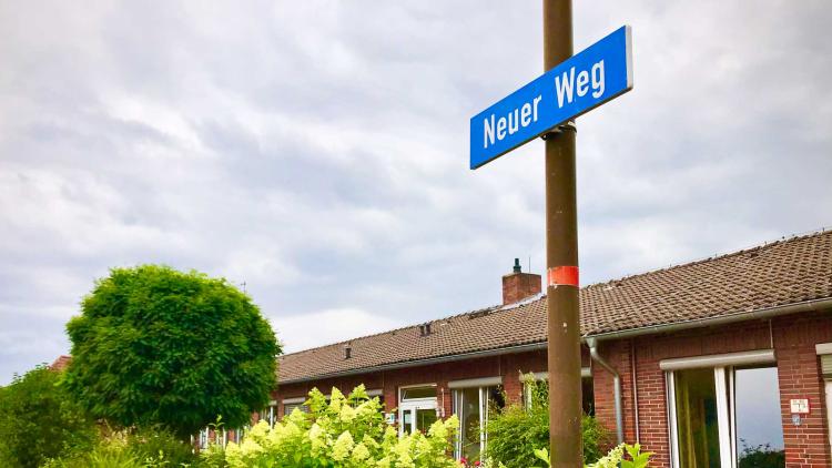 Neuer Weg in Bergen